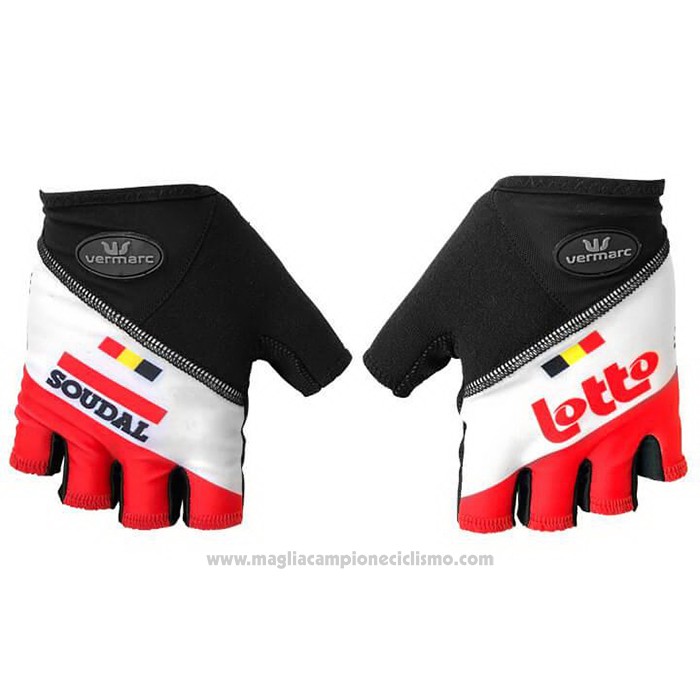 2021 Lotto Soudal Guanti Corti Ciclismo